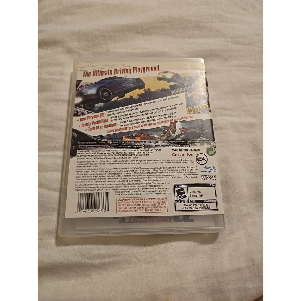 Burnout Paradise Sony PlayStation 3 PS3